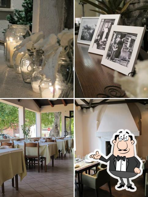 Gli interni di Restoran Hrast