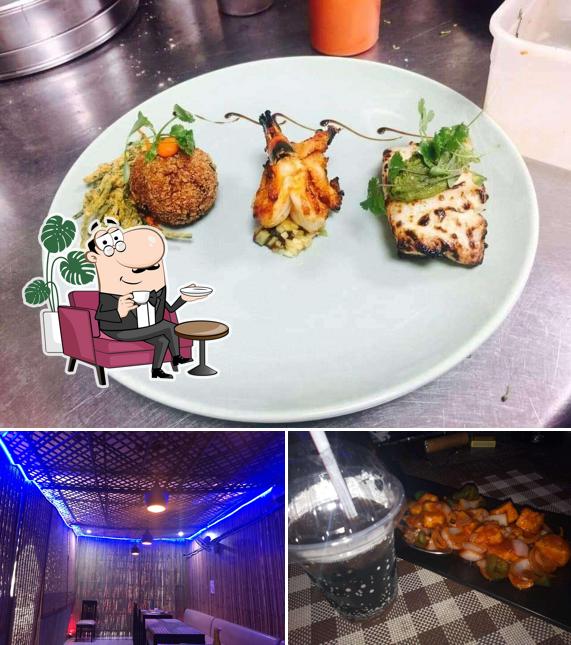 Take a look at the image depicting interior and beverage at Zaika-7