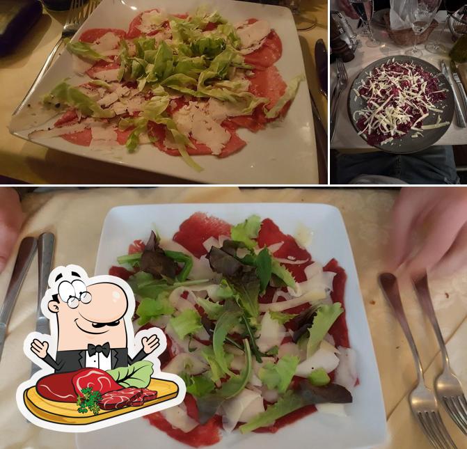 Carpaccio di manzo al Ristorante Pedemonte