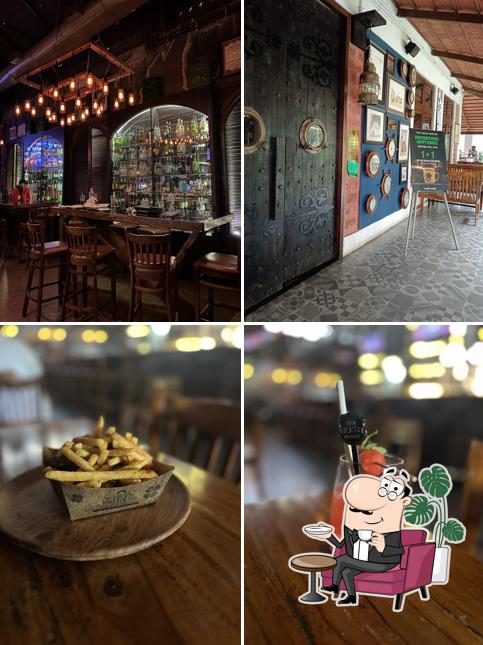 The interior of The Irish House, Belagavi