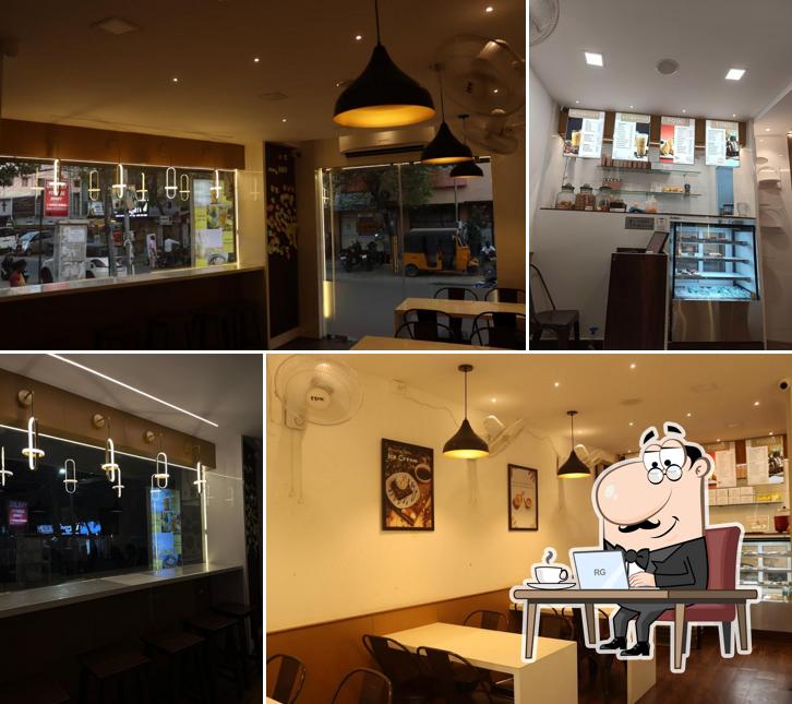 Check out how Aadhu's cafe looks inside