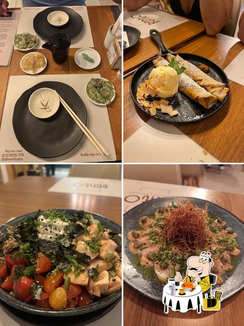 Platos en Bento Sushi Búzios
