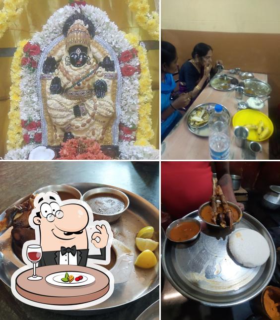 Food at Sri Chamundeshwari Military Hotel 1960