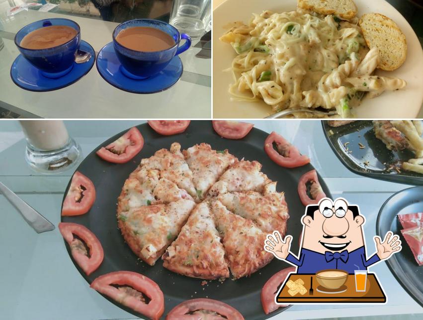 Food at The New Blue Door Cafe & Restaurant