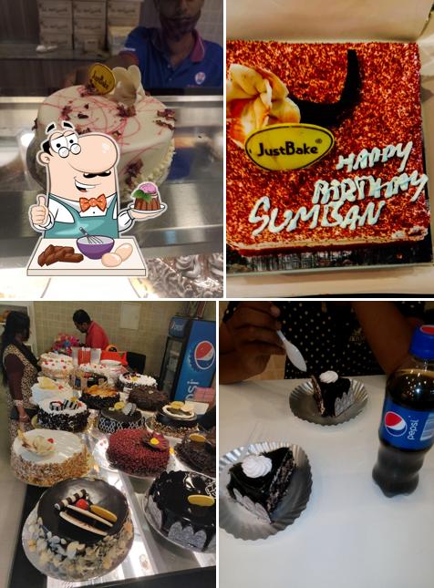 Just Bake serves a variety of desserts