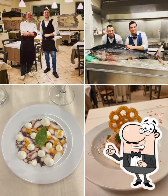 Gli interni di Trattoria Settima Onda
