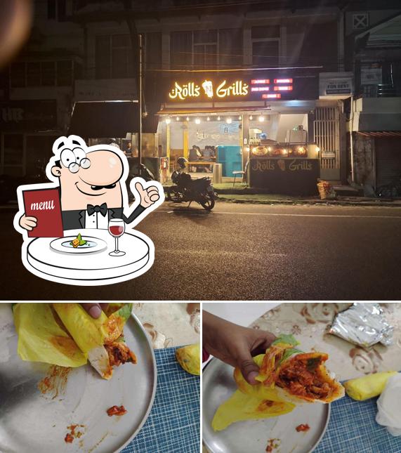 Take a look at the photo depicting food and exterior at Rolls N Grills
