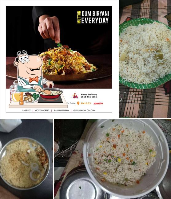 Fried rice at Sri Anjaneya Restaurants
