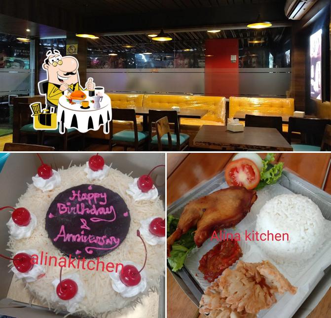 Among different things one can find food and interior at Alina kitchen