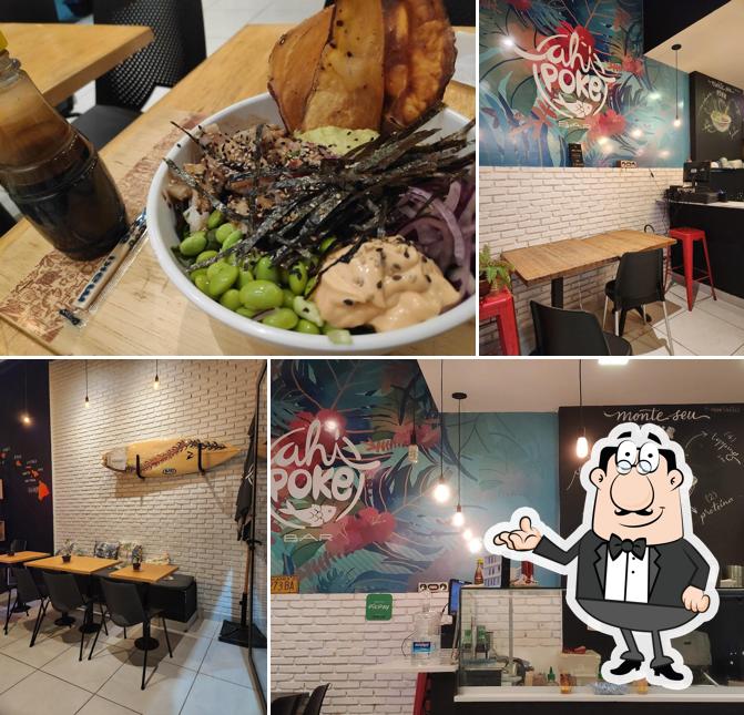 O interior do Ahi Poke Águas Claras – Poke Bowl, Frango Katsu e Comida Saudável