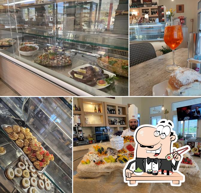 Ordina le varie opzioni di sushi