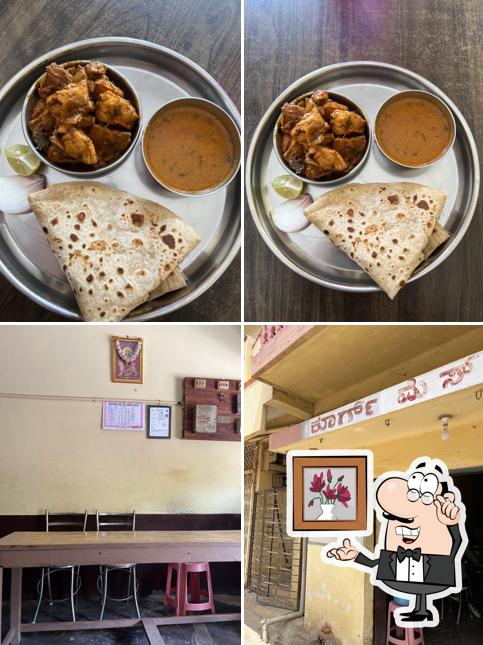 The picture of Coorg Hotel’s interior and food