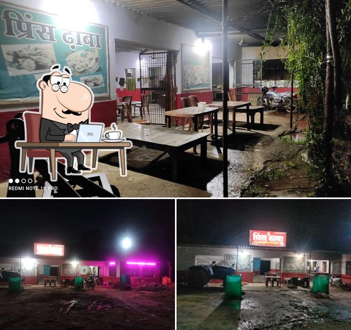 The restaurant's interior and exterior