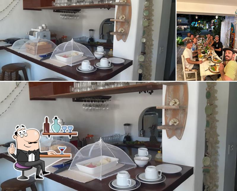 O interior do Ristorante Acqua Salata