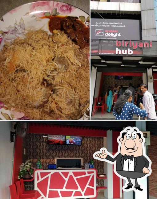 Biriyani Hub - by Arabian Delight is distinguished by interior and food
