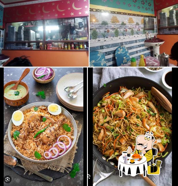 The restaurant's food and drink