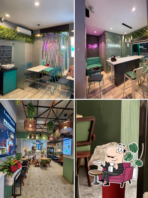 The interior of Lapino'z Pizza Vasai- Palghar (Maharashtra)