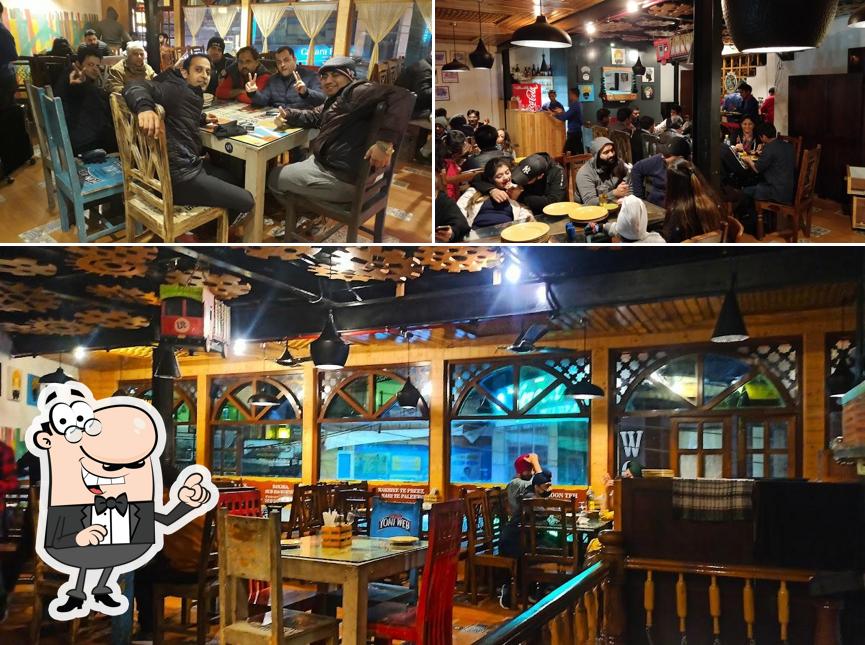 Take a seat at one of the tables at Urban Turban Bistro