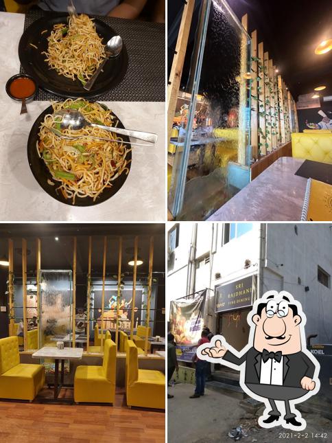 The interior of Sri Rajdhani Restaurant