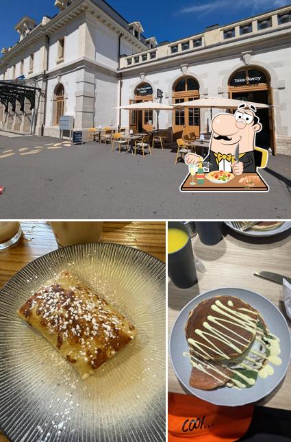 Dai un’occhiata alla foto che presenta la cibo e interni di The Pancakes Mafia Renens
