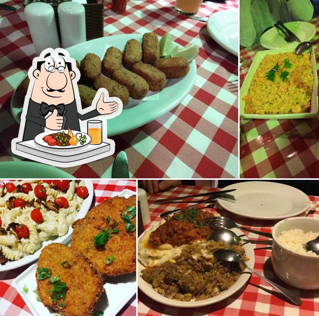 Comida em Bolinho de Bacalhau