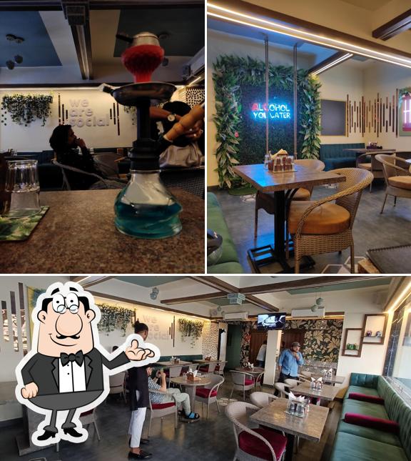 The interior of ENTITY CAFE