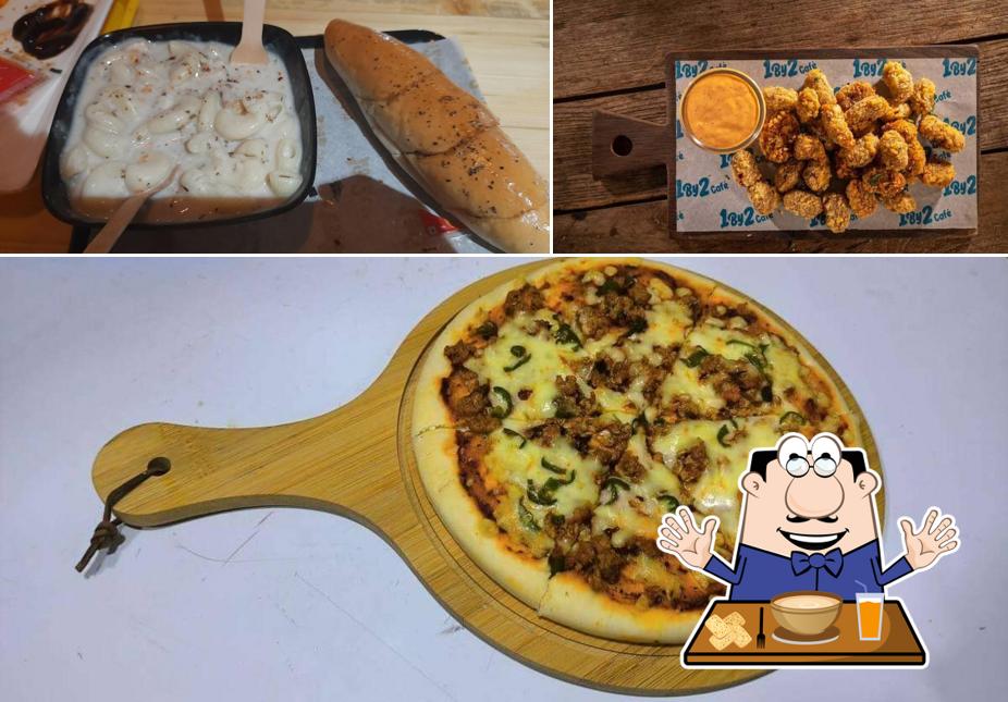 Clam chowder at 1By2 Cafe - Porur