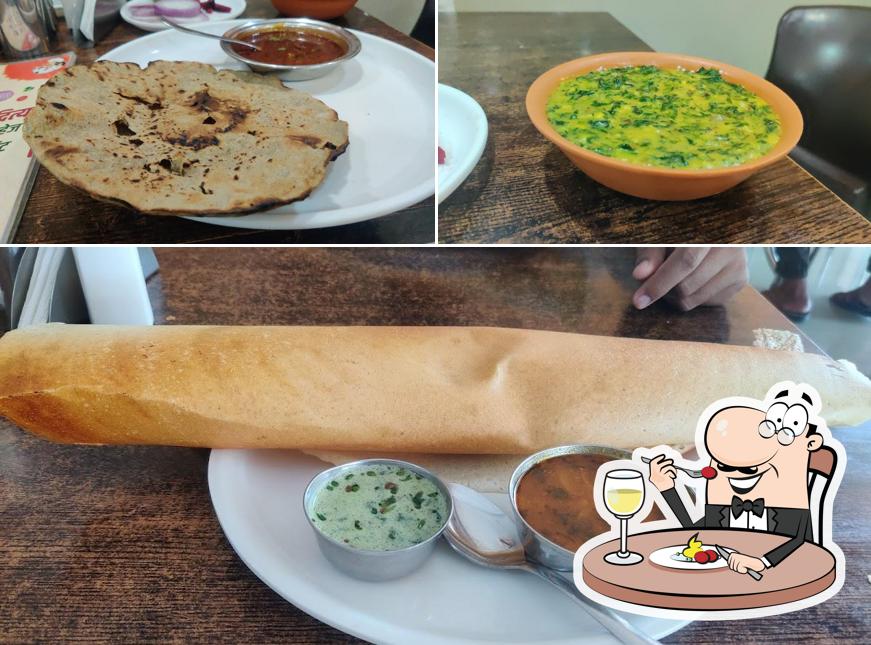 Food at Hotel Aditya and Sanskruti lodge