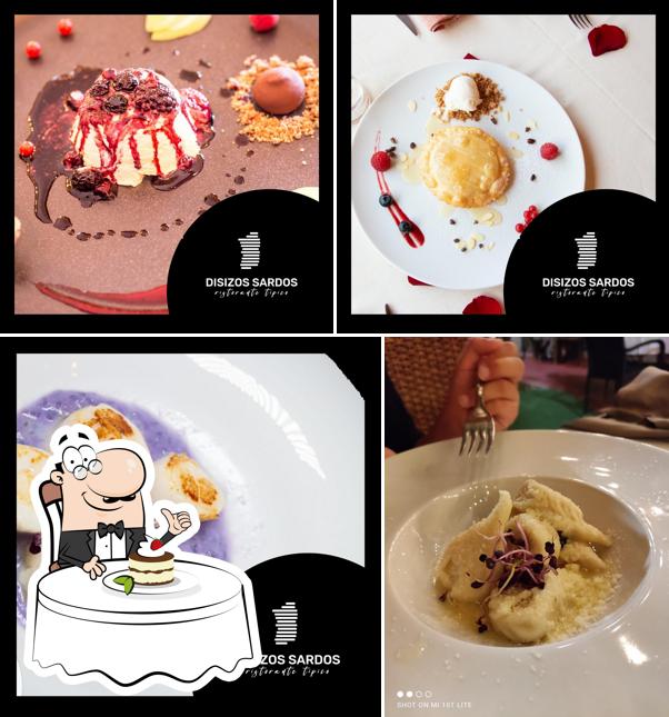 Ristorante Tipico Disizos Sardos Olbia serve un'ampia varietà di dolci