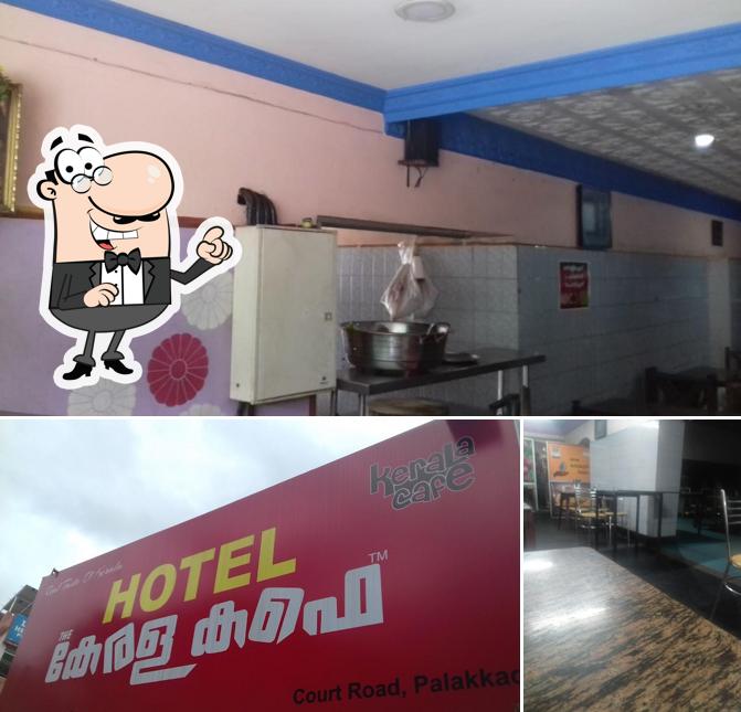 The interior of Kerala Cafe