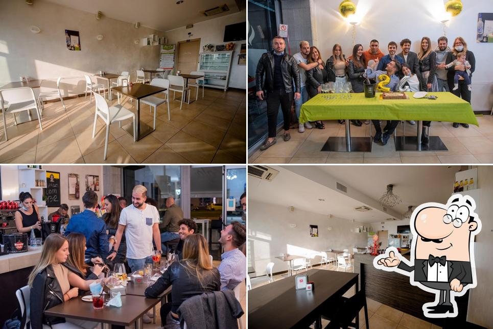 Gli interni di Area Cafè