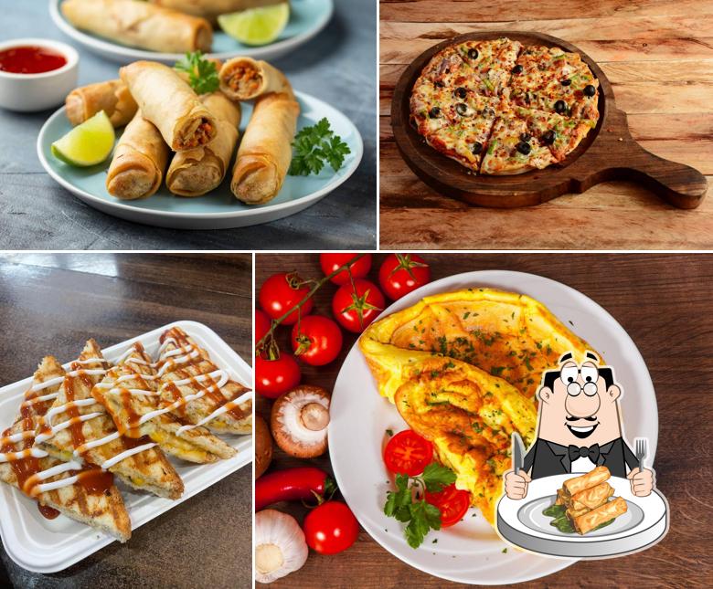 Spring rolls at Cafe Brew & Co