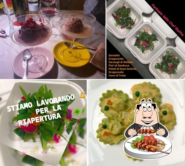 Mousse al cioccolato al Ristorante La Volpina