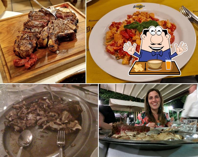 Cibo al Ristorante La Cantina di Alfredo