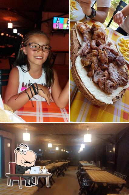 Gli interni di cut & grill