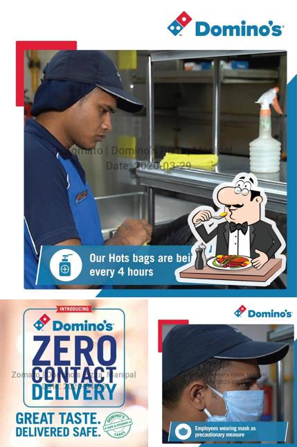 Food at Domino's Pizza