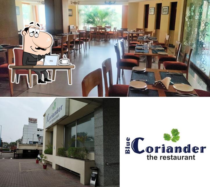 Check out how Hotel Blue Coriander Best Restaurant in Ankleshwar looks inside