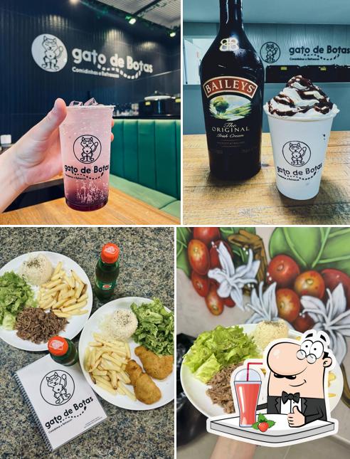 Café Gato de Botas Comidinhas e Refrescos