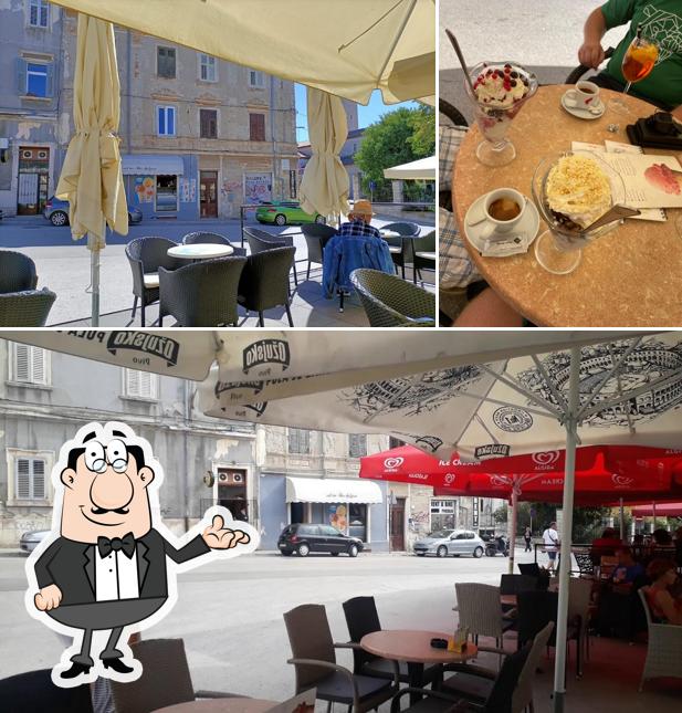 Gli interni di Caffe Bar Galerija