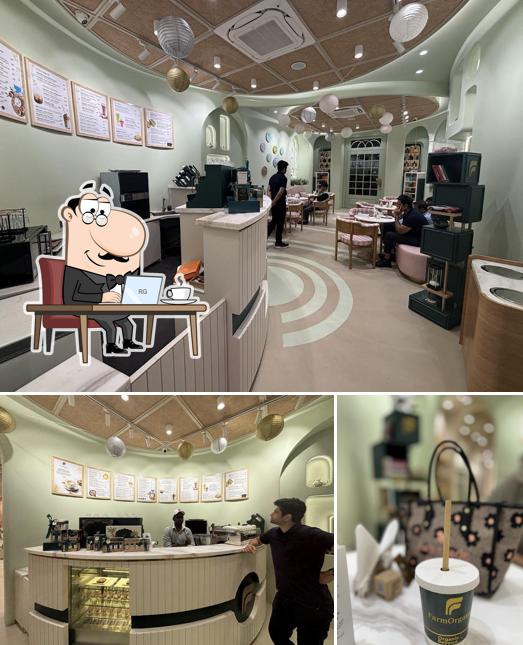 Farm Organic Cafe is distinguished by interior and beverage