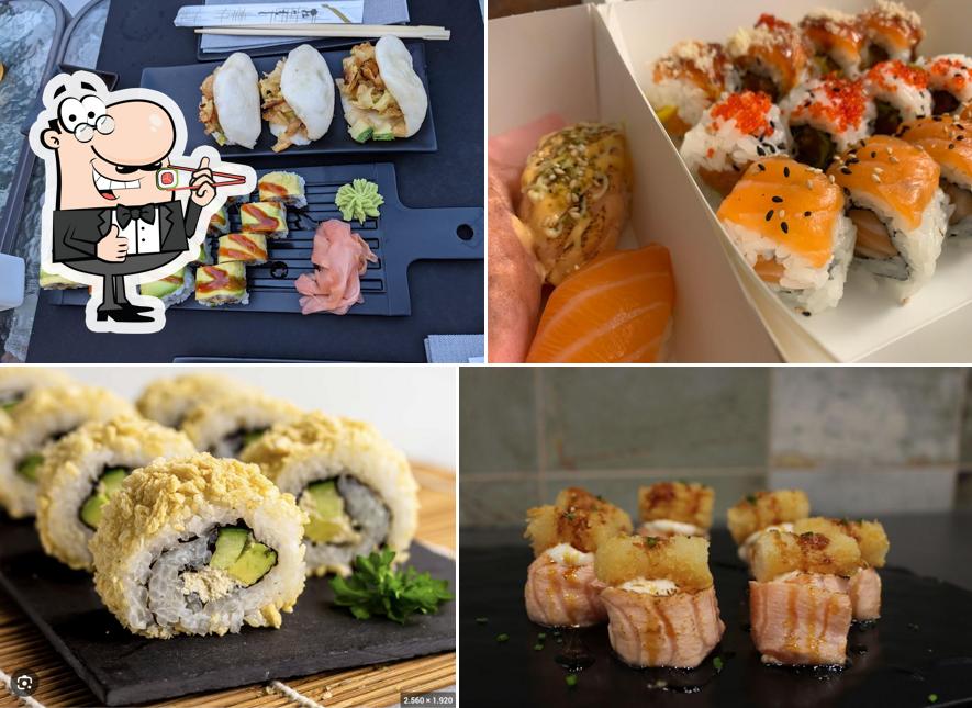 Scegli le diverse opzioni di sushi