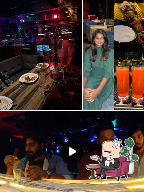 The picture of Way To Fly Restopub Pub in Pondicherry Best Nightlife in Pondicherry Dance Floor night clubs near me DJ Party’s interior and food