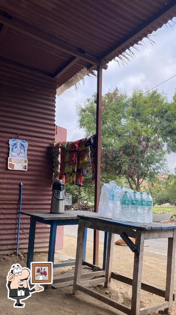 The interior of Anjanadri Tiffen and Tea point