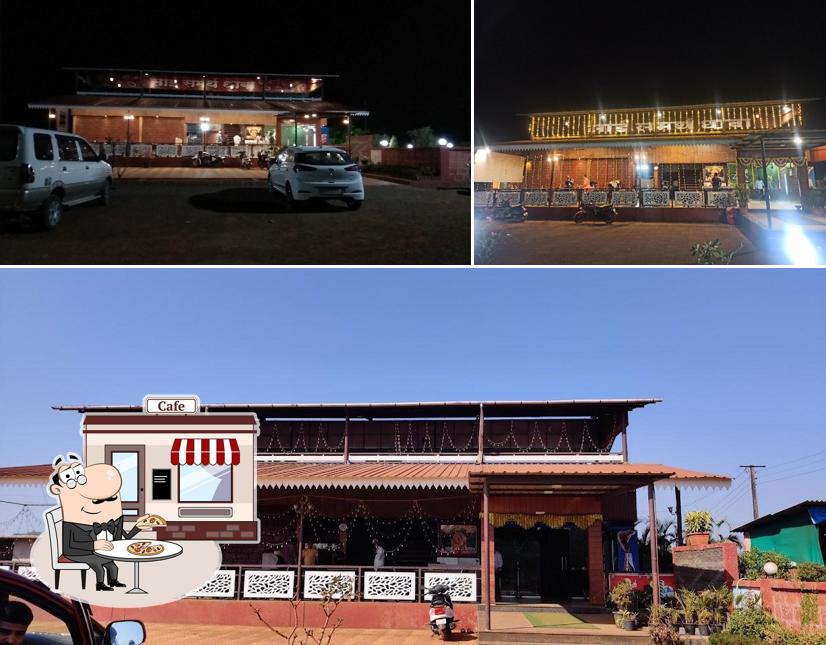The exterior of sai samarth dhabha