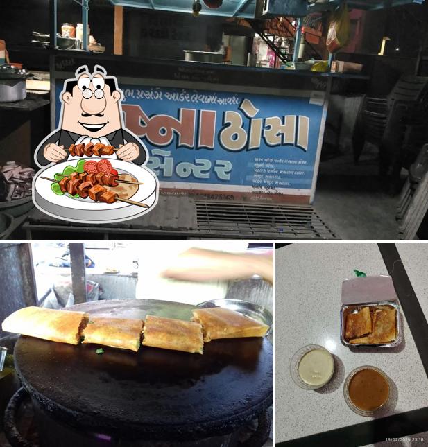 Food at Krishna Dosa Center