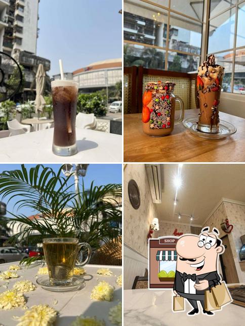 The exterior of The Courtyard Cafe