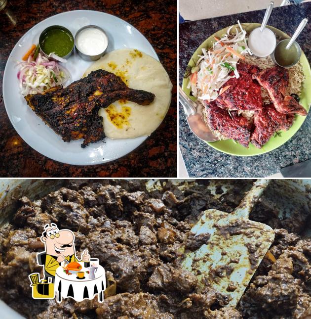 Food at Habibi Restaurant