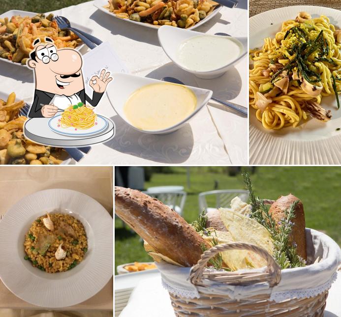 Spaghetti alla carbonara al Ristorante Villasole