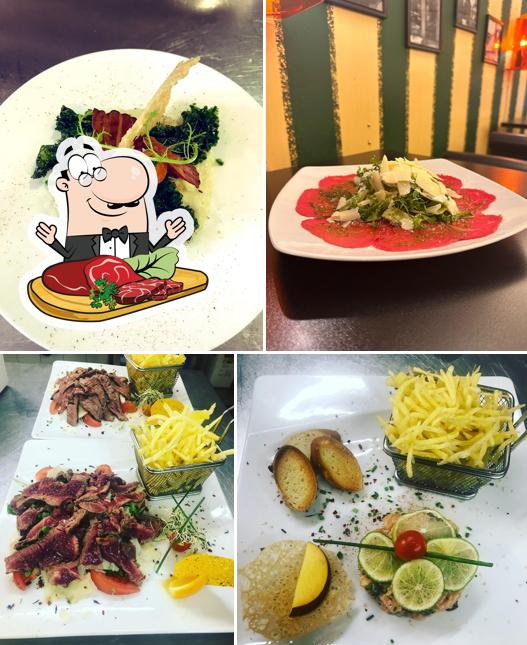 Carpaccio di manzo al Vino Olio Caffè