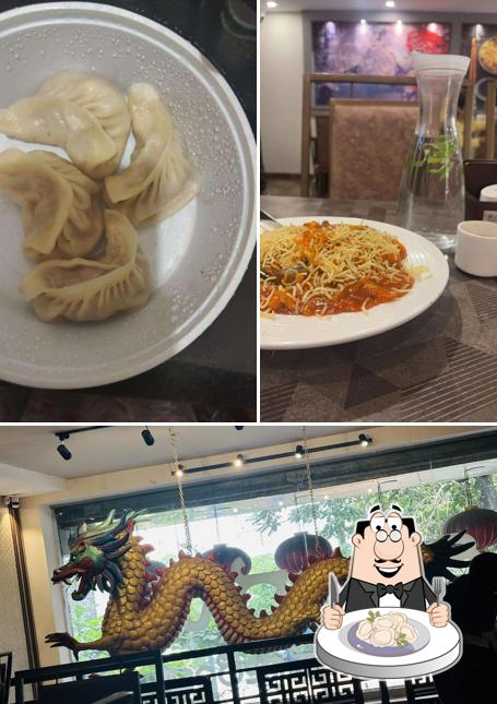 Dumplings at THE DRAGON Chinese Restaurant